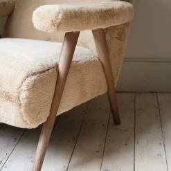 Grayson Faux Sheepskin Chair