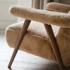 Grayson Faux Sheepskin Chair