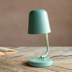 Green Angled Table Lamp