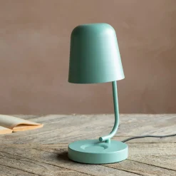 Green Angled Table Lamp
