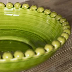 Green Bobble Serving Bowl