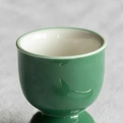 Green Ceramic Egg Cup