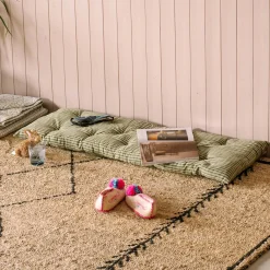 Green Check Bed Roll