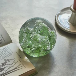 Green Coral Glass Ornament