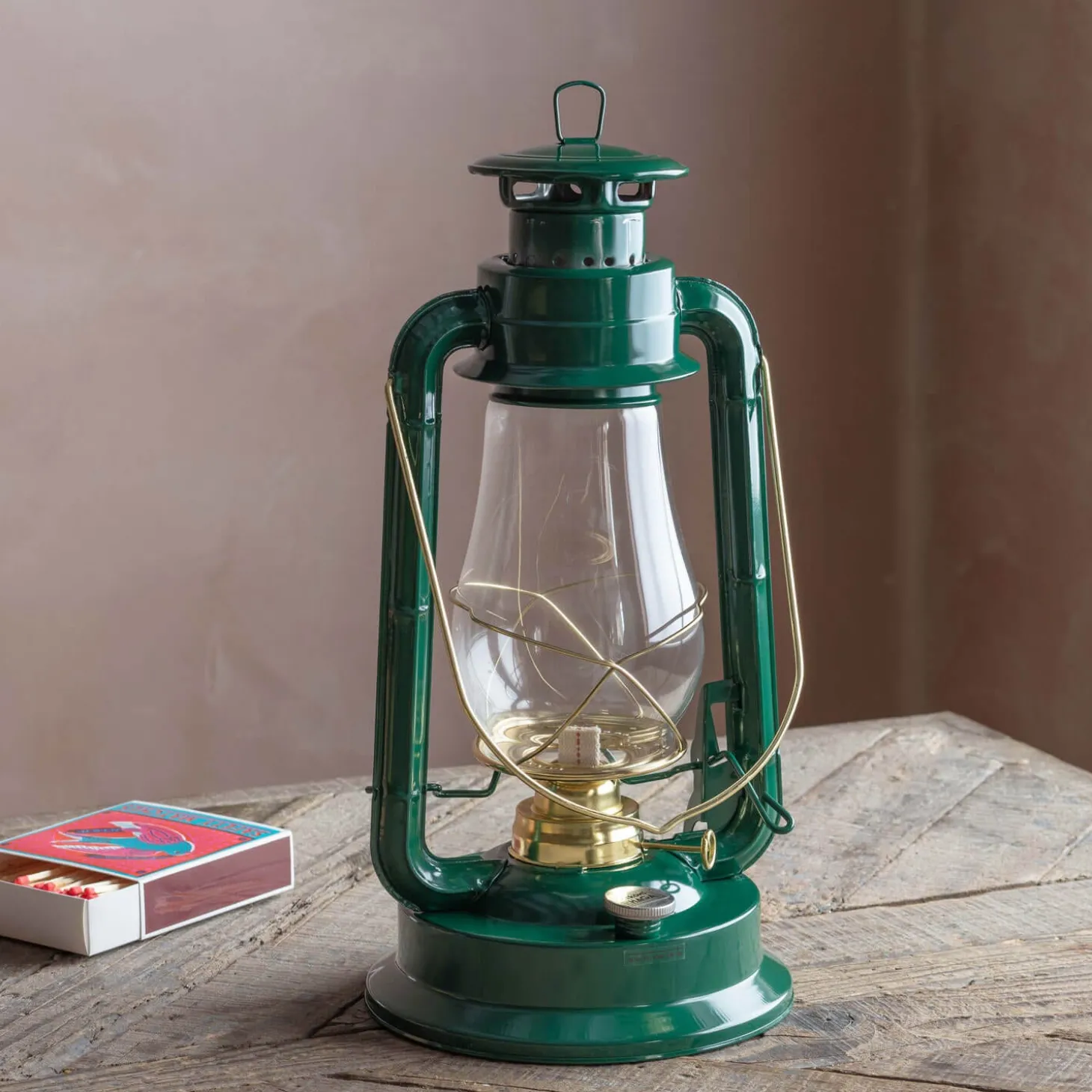 Green Hurricane Lantern