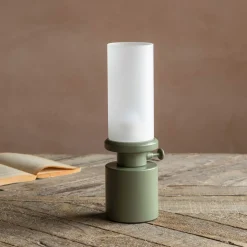 Green LED Oil Lamp