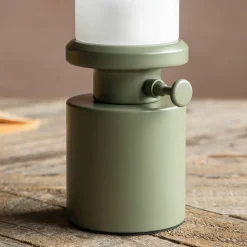 Green LED Oil Lamp