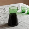Green Moroccan Glass Carafe