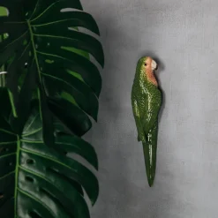 Green Parrot Wall Ornament