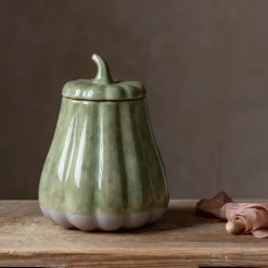 Green Pumpkin Jar