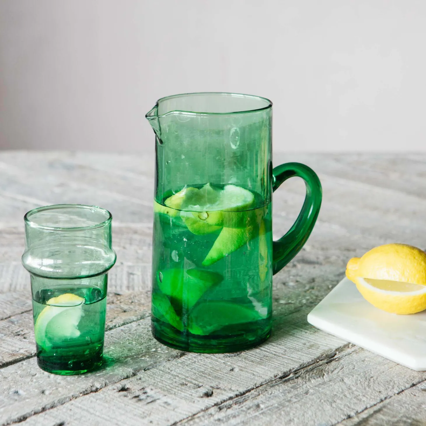 Green Recycled Glass Tumbler