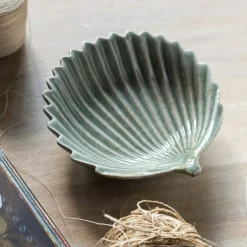 Green Shell Soap Dish