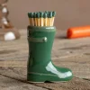 Green Welly Match Strikes