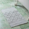 Grey Loop Bath Mat 50 x 90cm
