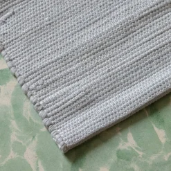 Grey Loop Bath Mat 50 x 90cm