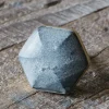 Grey Marble Domed Hexagon Knob