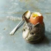 Grey Tabby Cat Egg Cup