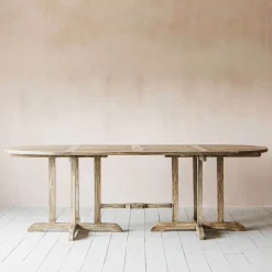 Grey Teak 10 Seater Garden Table