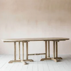 Grey Teak 10 Seater Garden Table