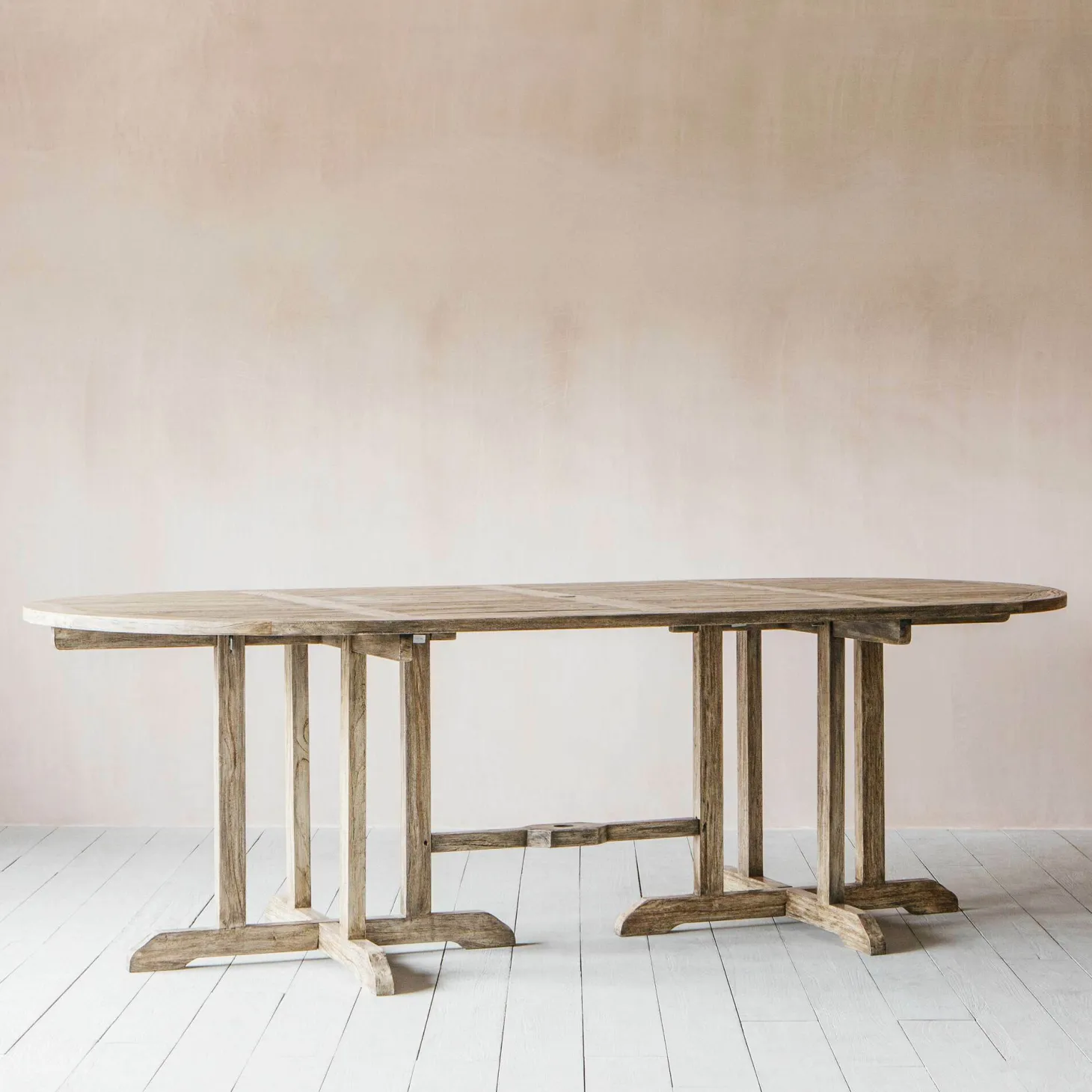 Grey Teak 10 Seater Garden Table