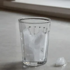 Grooved Glass Tumbler