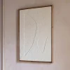 Half Moon Papier Mache Artwork