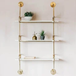 Hallie Three Tier Marble Shelf