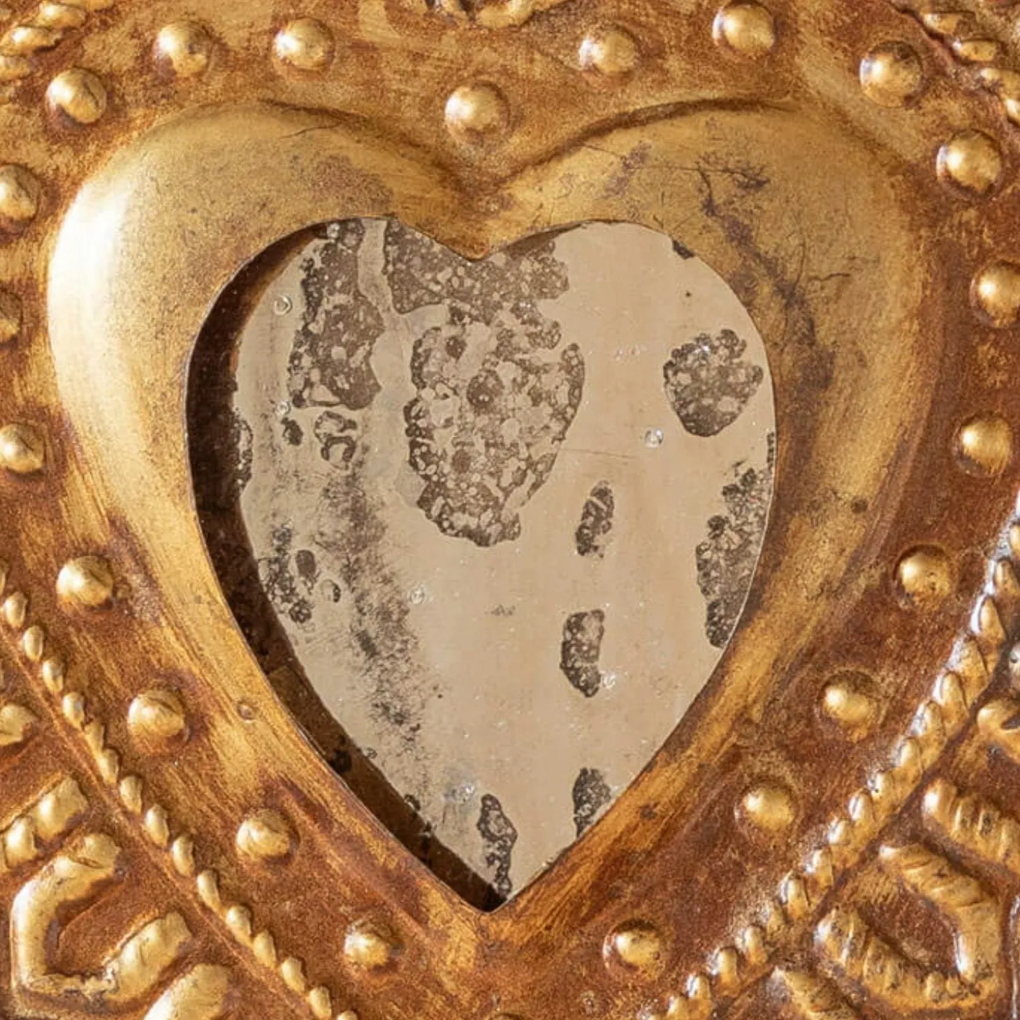 Hanging Heart Mirror Ornament