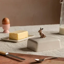 Hare Butter Dish