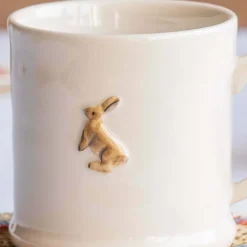 Hare Motif Mini Mug