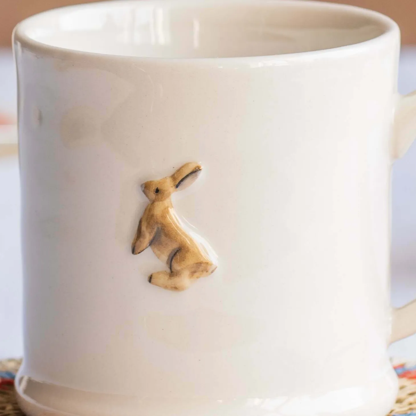Hare Motif Mini Mug