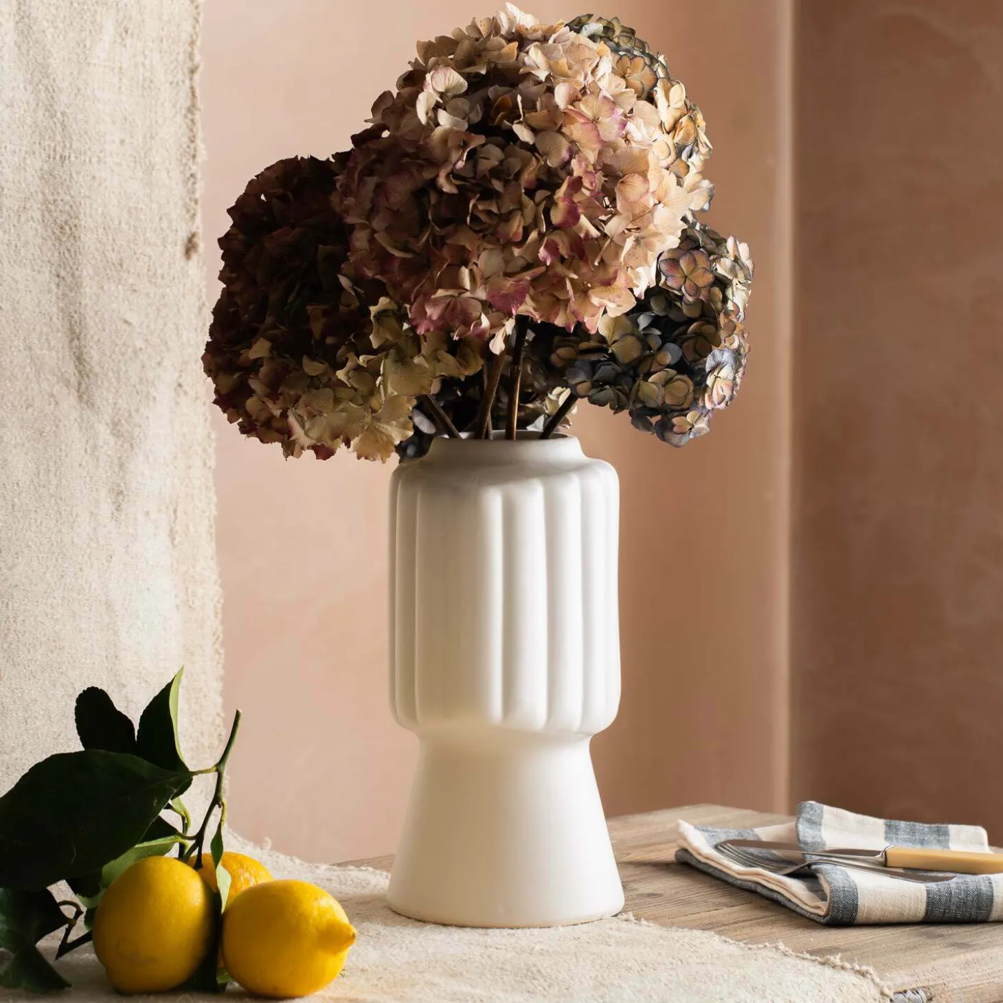 Harman White Ceramic Vase