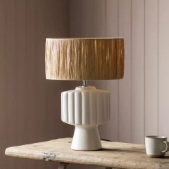 Harman White Table Lamp