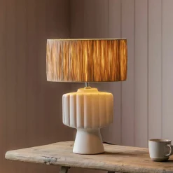 Harman White Table Lamp
