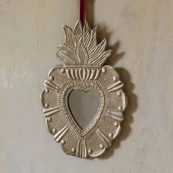 Heart and Flames Mirror