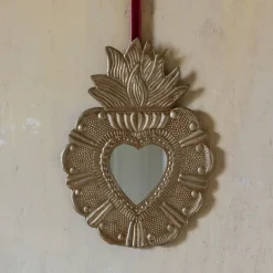 Heart and Flames Mirror