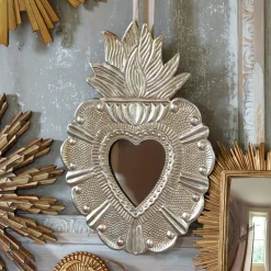 Heart and Flames Mirror