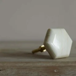 Hexagonal Bone Knob
