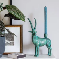 Ibex Deer Candle Holder