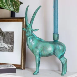 Ibex Deer Candle Holder