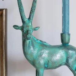 Ibex Deer Candle Holder