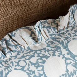 Indian Hand Block Printed Square Floral Cushions