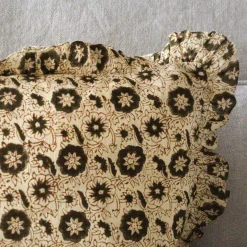 Indian Hand Block Printed Square Floral Cushions