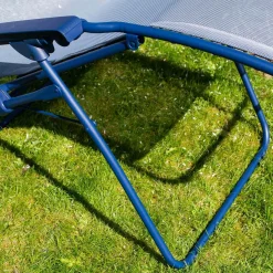 Indigo Blue Reclining Garden Chair