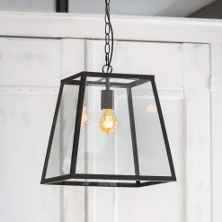 Inko Glass Lantern Pendant Light