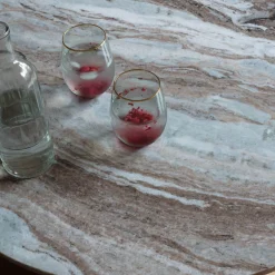 Isla Low Round Marble Coffee Table