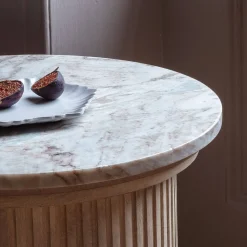Isla Round Marble Side Table