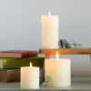 Ivory Pillar Candles
