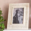 Jaali Bone Inlay Photo Frame