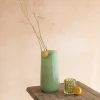 Jade and Yellow Large Bolita Vase